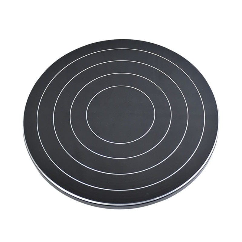 30cm black Cake Decorating Turntable Stand with Smooth 360 Degree Rotation