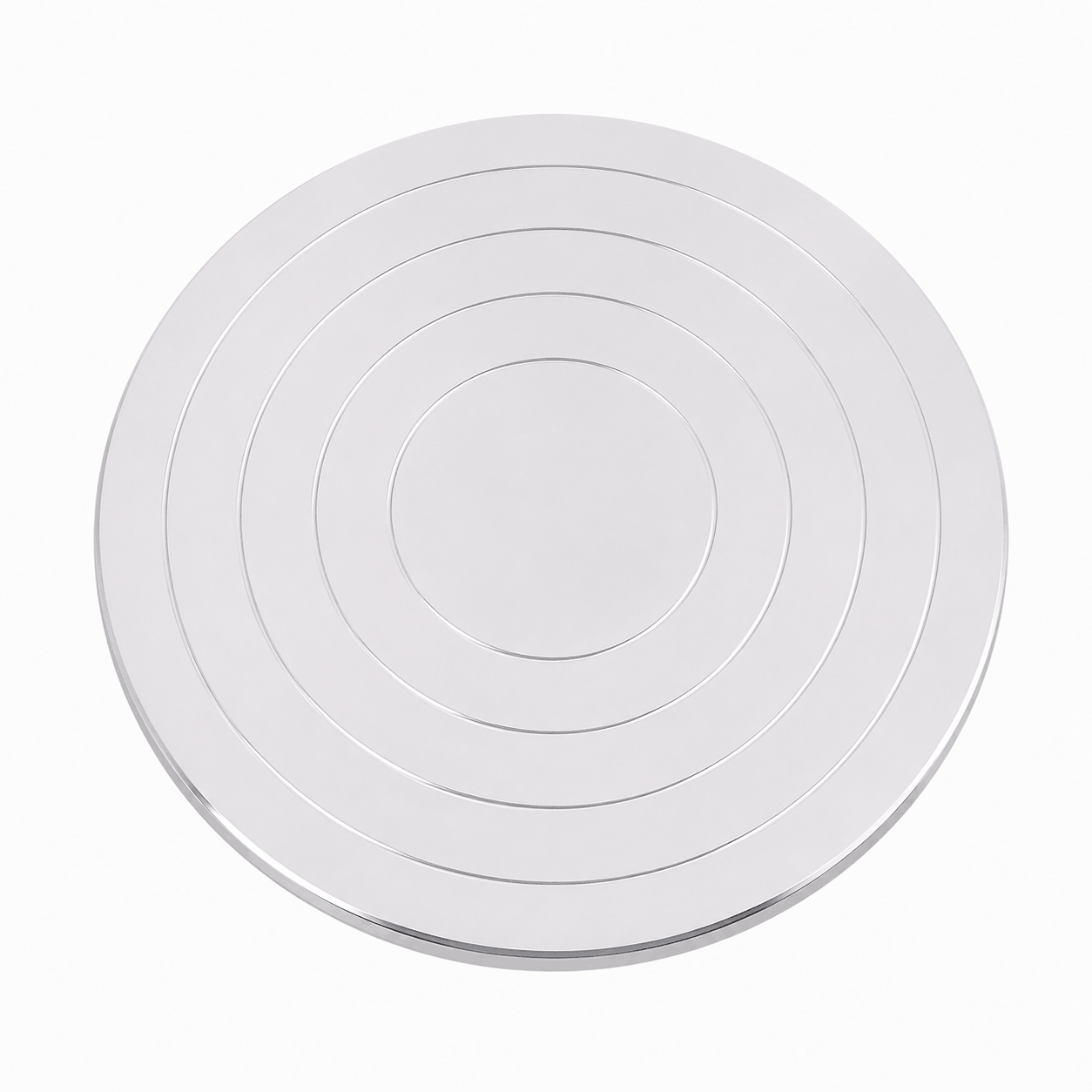 30cm white Cake Decorating Turntable Stand with Smooth 360 Degree Rotation
