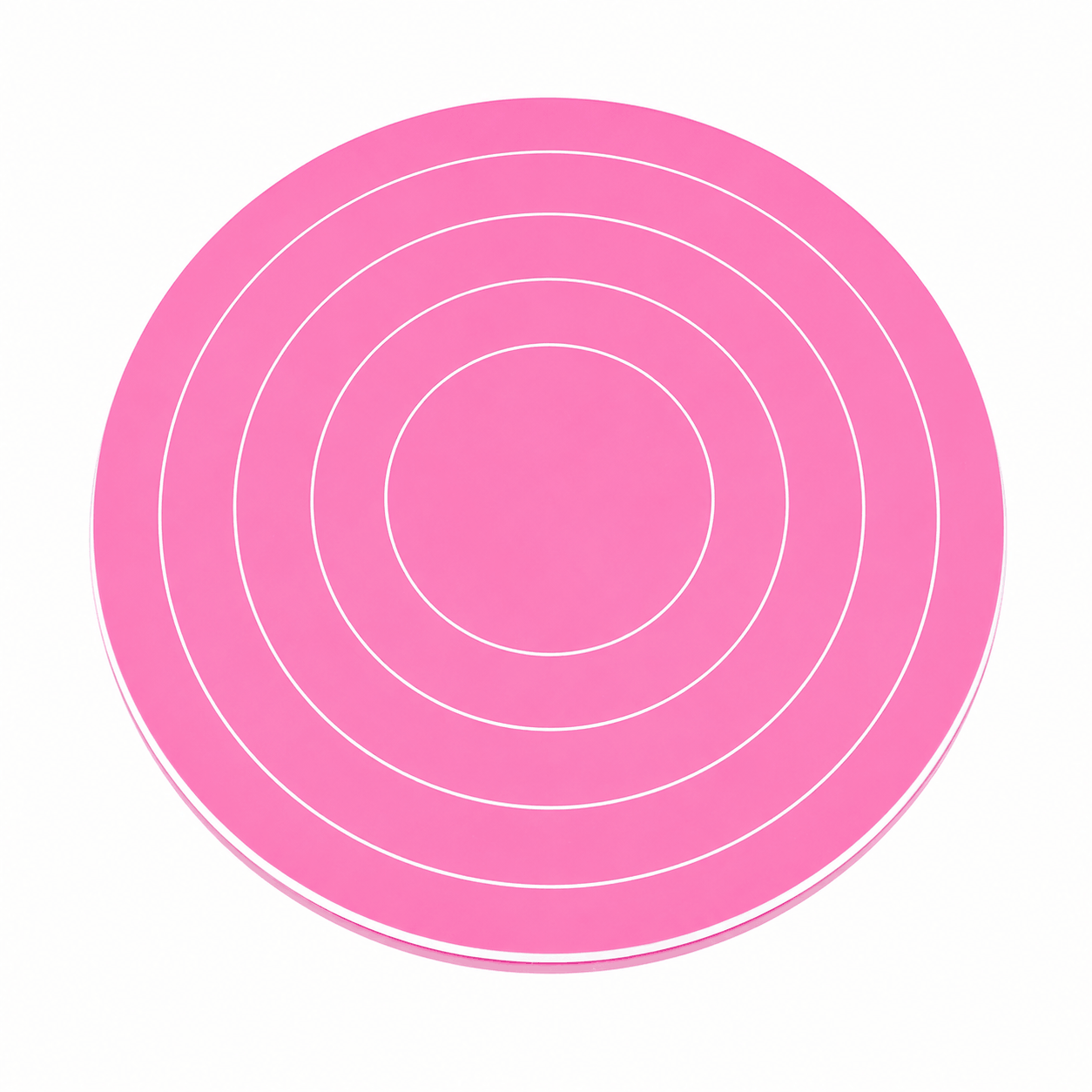 30cm pink Cake Decorating Turntable Stand with Smooth 360 Degree Rotation