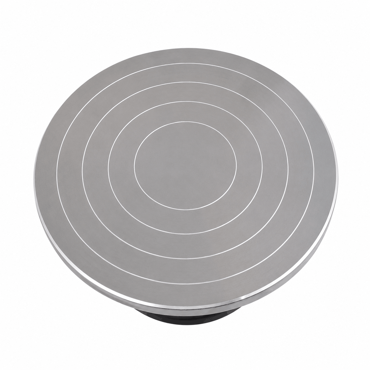 30cm chrome Cake Decorating Turntable Stand with Smooth 360 Degree Rotation