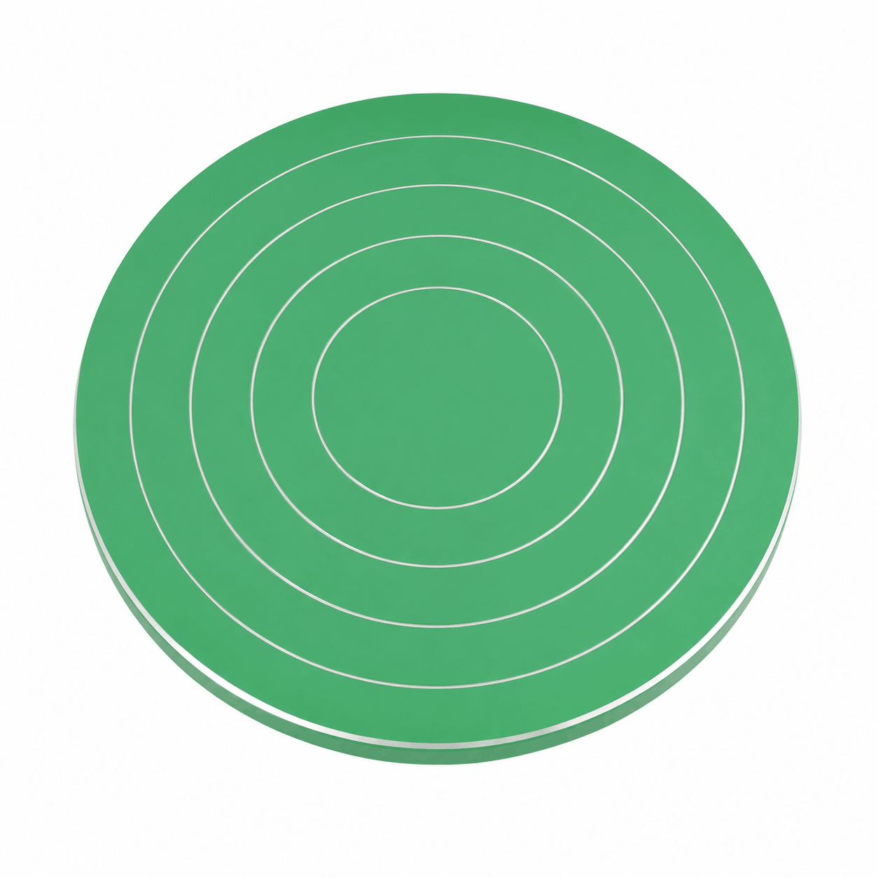 30cm green Cake Decorating Turntable Stand with Smooth 360 Degree Rotation